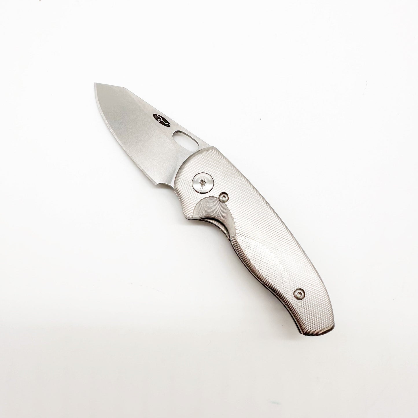 Three Rivers Mfg Holey Nerd Titanium 3D Handles 2.2in Magnacut Blade