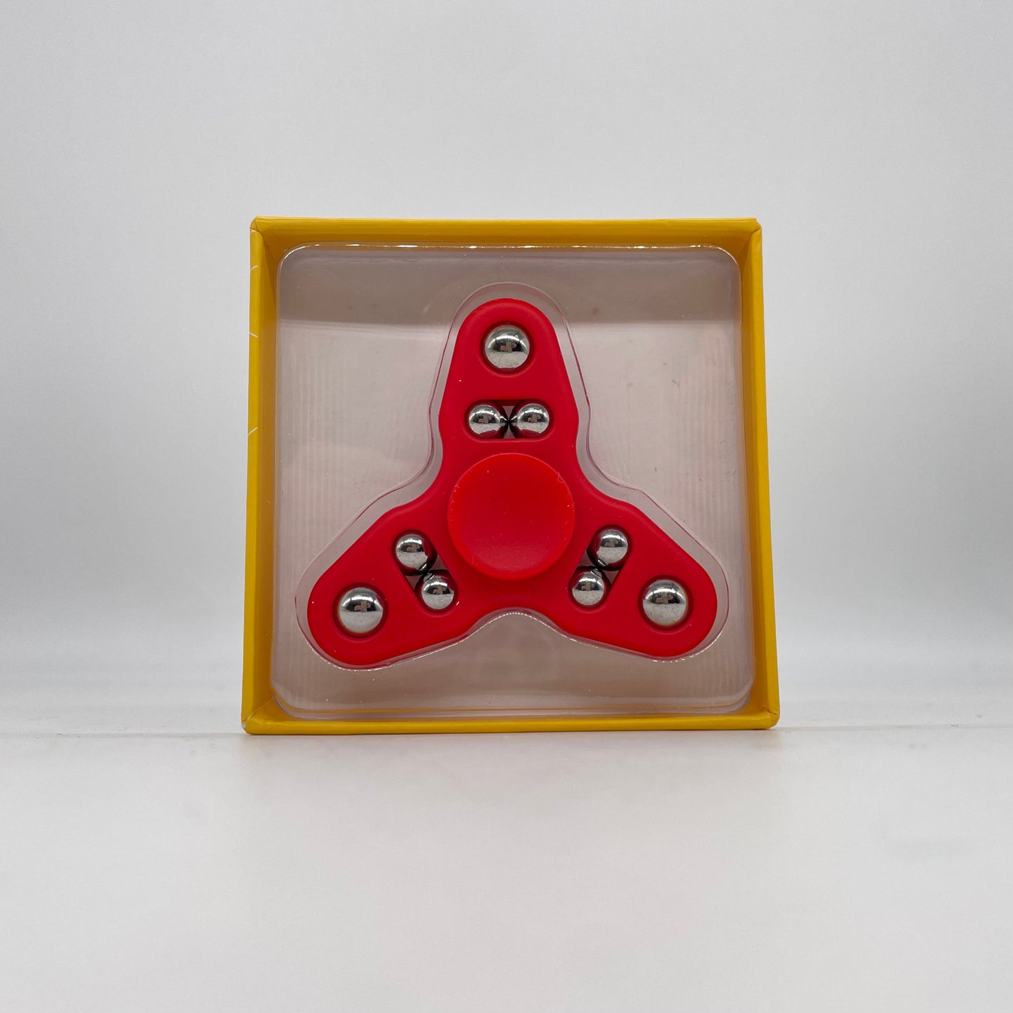 DNA Spin Plastic Fidget Tri-Spinner-Red