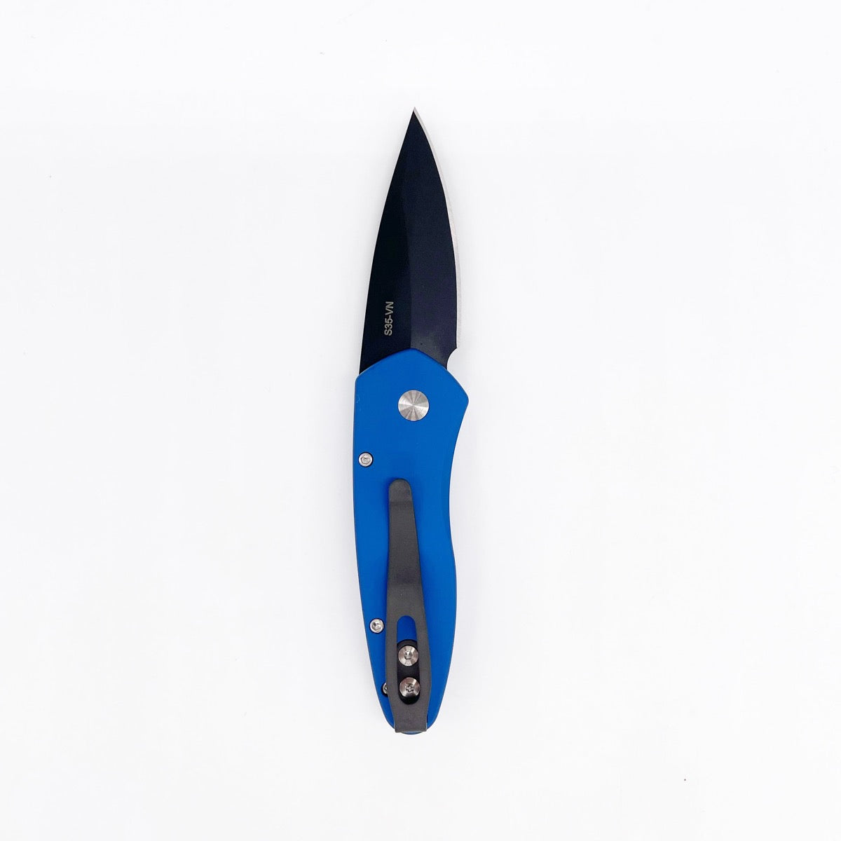 Pro-Tech 2907-BLUE Sprint Folding Knife 2in Blade S35vn Steel Blade - Blue Handle