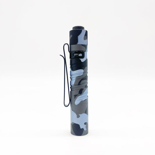 Going Gear Custom Cerakote Series - Olight i3T Flashlight 180 Lumen AAA Battery - Blue Camo