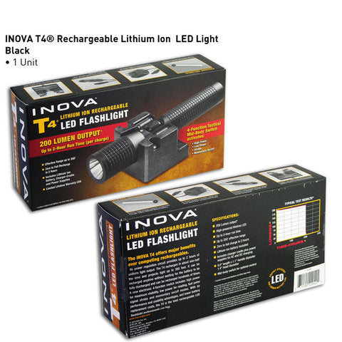Inova T4 Lithium Ion Rechargable Flashlight