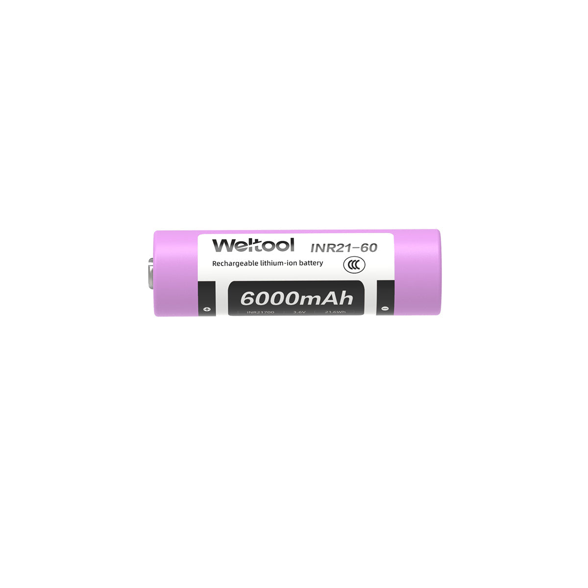 Weltool INR21-60 high-capacity 21700 rechargeable battery