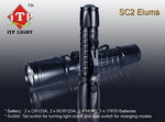iTP Light SC2 2 x CR123 CREE XP-G R5 LED Flashlight
