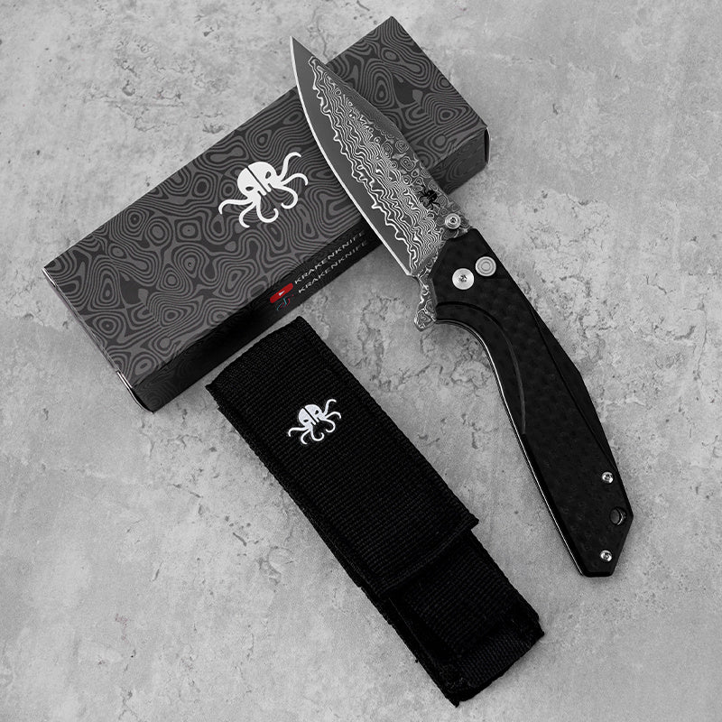 Klaken J284 Noir J284-ShreddedCarbon closed view