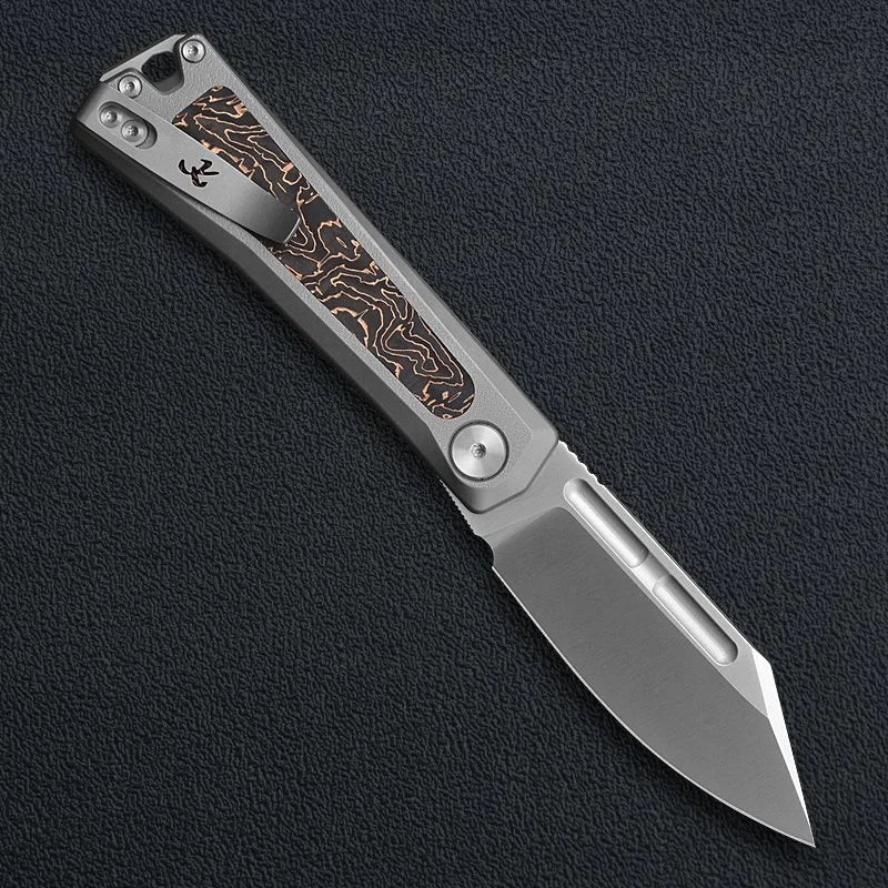 Kunwu Geezer J708T-1 open pocket clip view