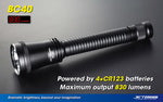 JetBeam BC40 XM-L 830 Lumen Flashlight - Warm