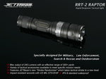 Jetbeam RRT-2 Raptor CREE R2 LED Flashlight - Gray