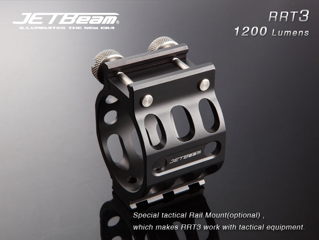 JETBeam RRT-3 Rail Mount Black RM-46