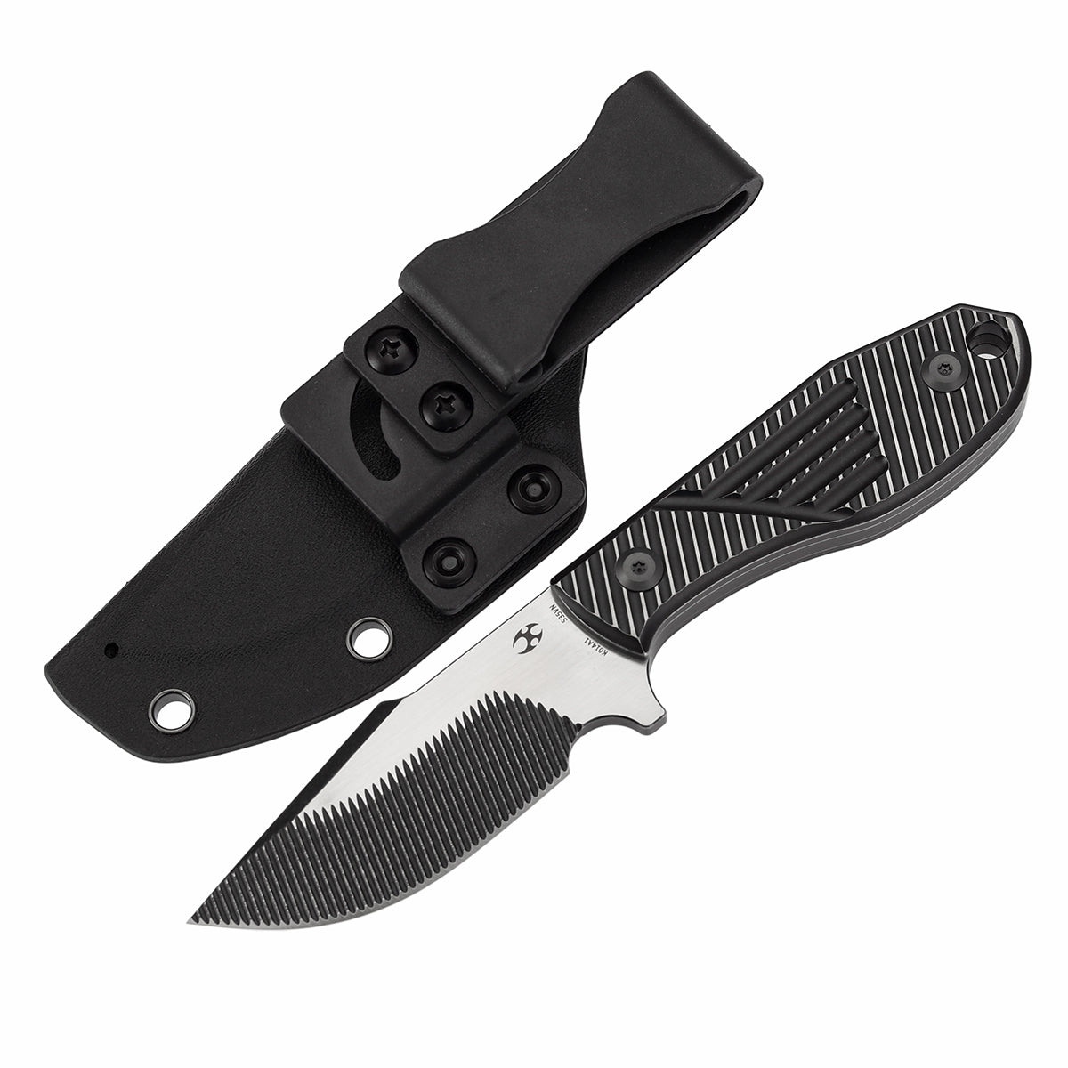 Kansept Knives Tiny Dancer K014A1 front view – 3.17" drop point fixed blade knife