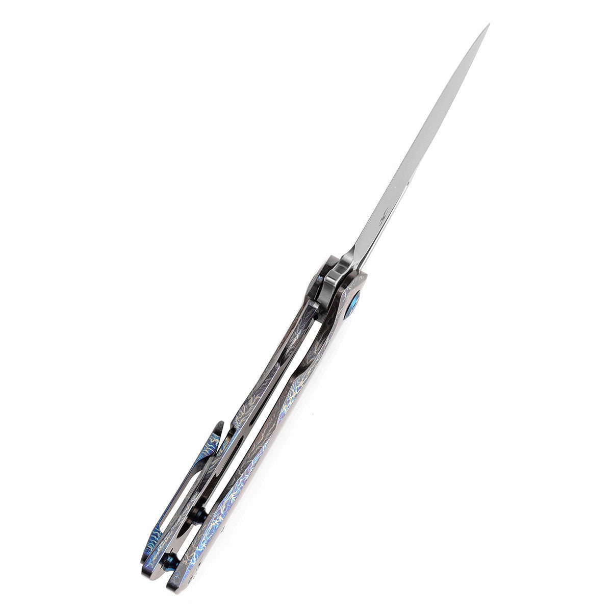 Kansept Kryo K1001A11 blade detail – satin CPM S35VN drop point