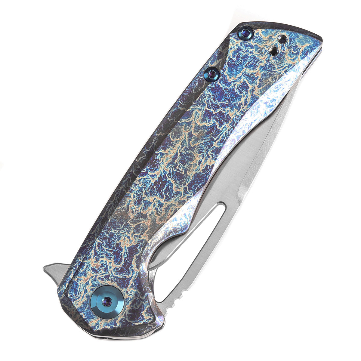 Kansept Kryo K1001A11 titanium frame lock detail