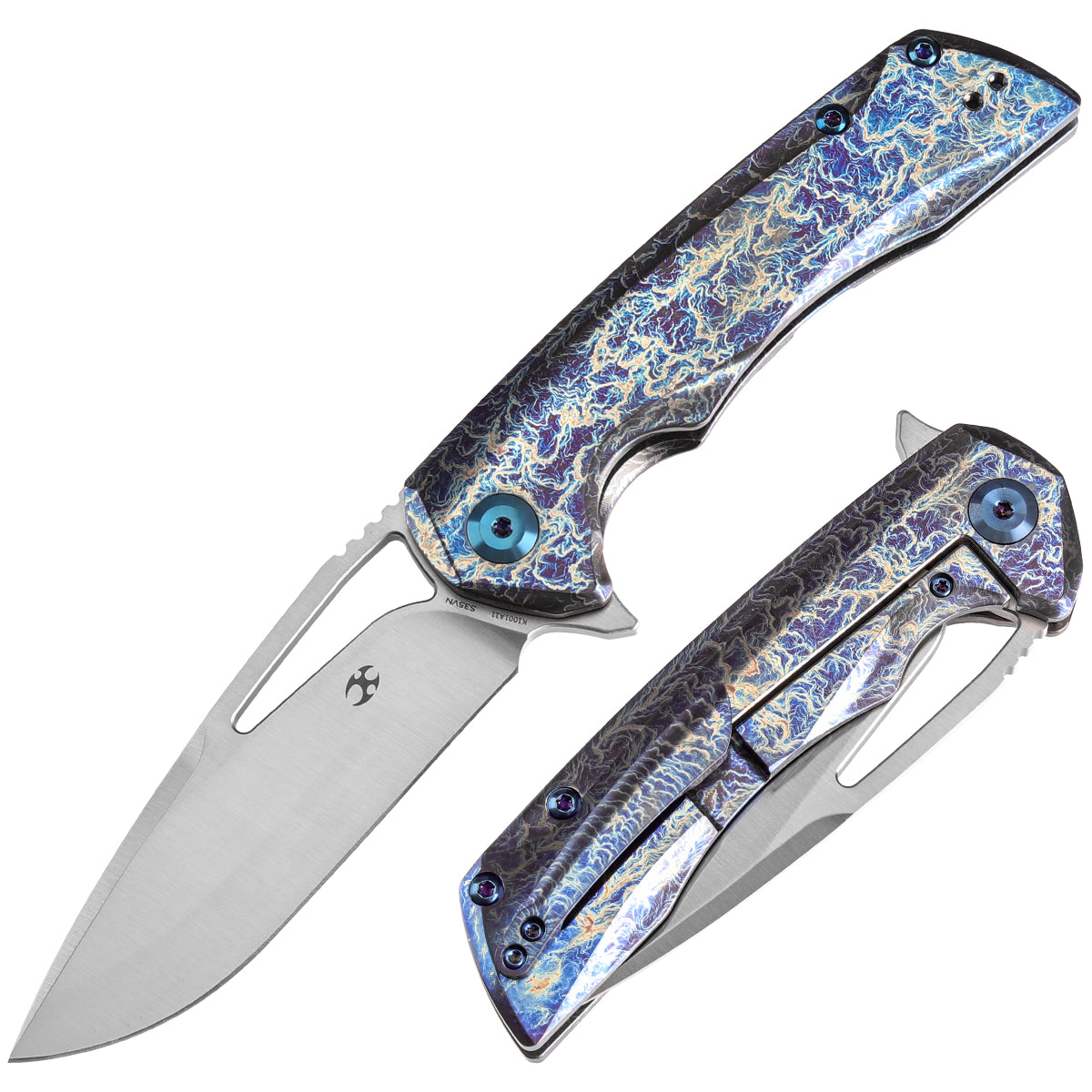 Kansept Kryo K1001A11 front view – 3.58" CPM S35VN drop point folding knife