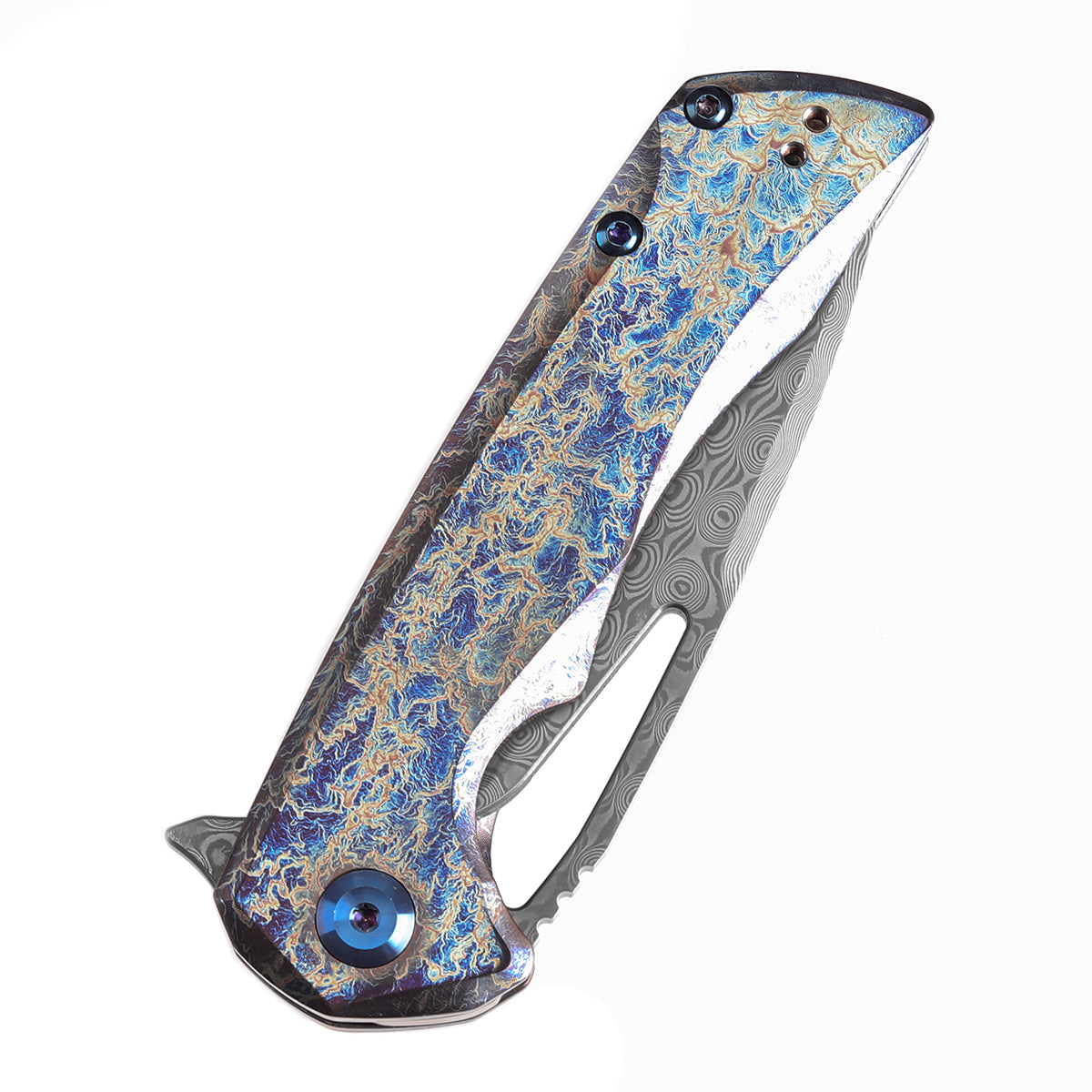 Kansept Kryo K1001A6 titanium frame lock detail