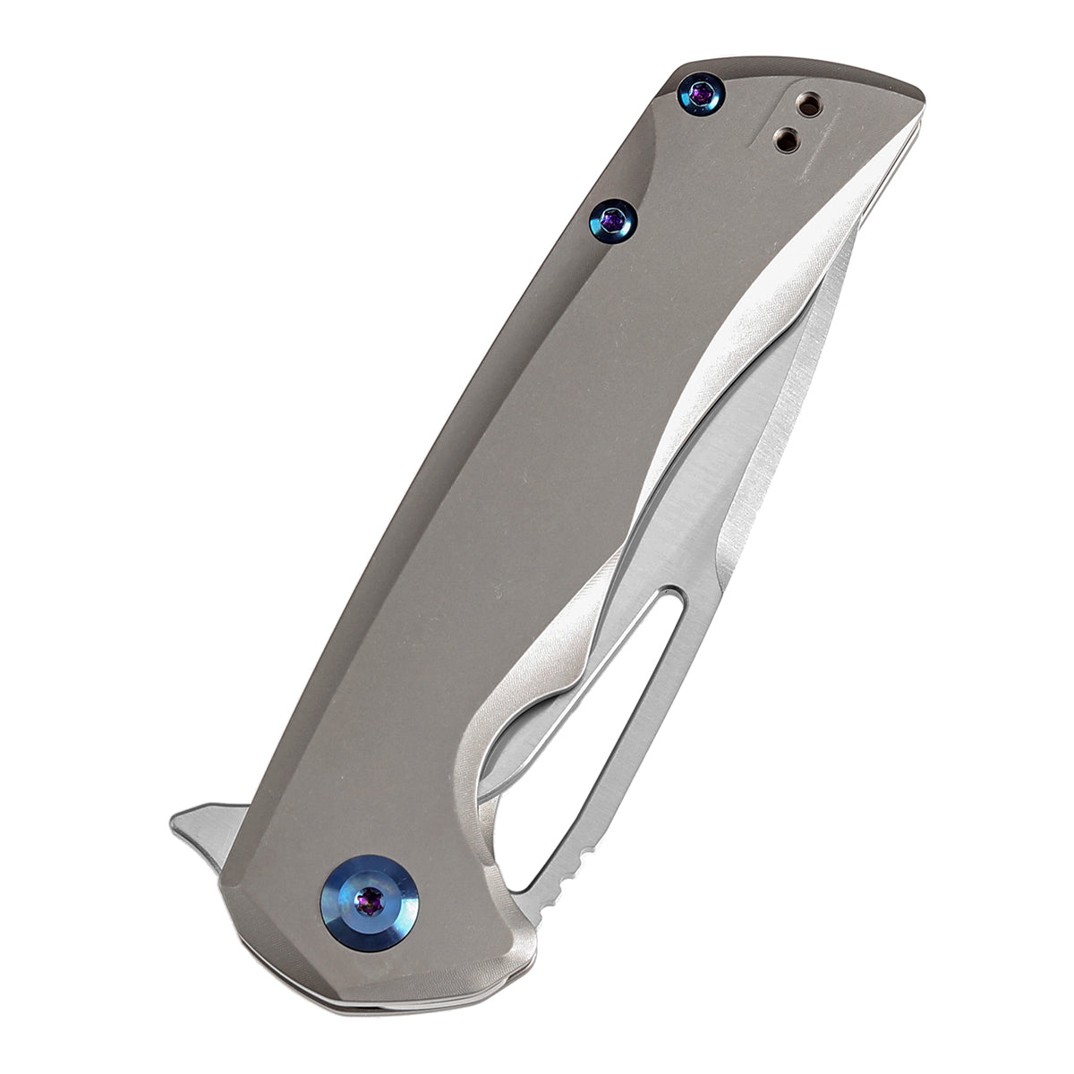 Kansept Kryo K1001A8 titanium frame lock detail