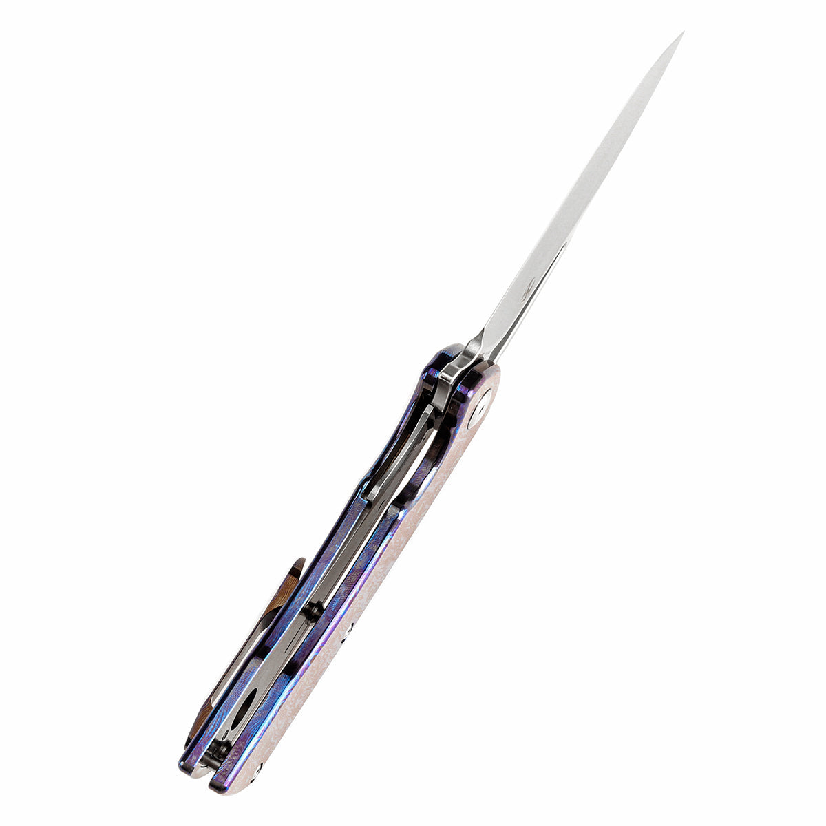 Kansept Kryo K1001M2 blade detail – satin CPM S35VN drop point