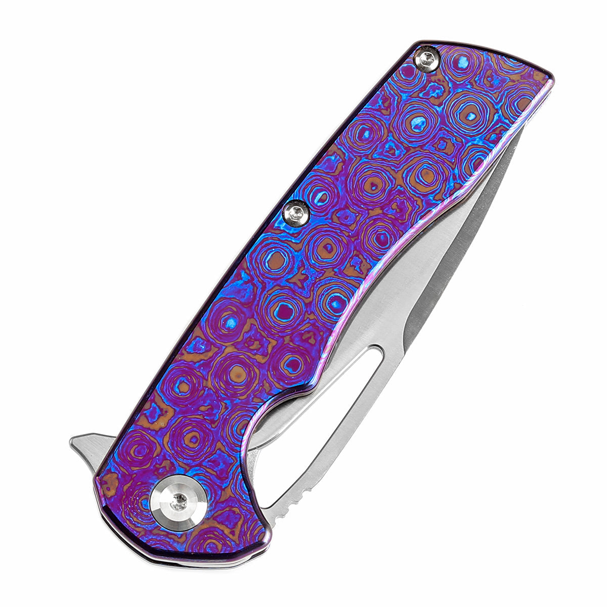 Kansept Kryo K1001M2 titanium frame lock detail
