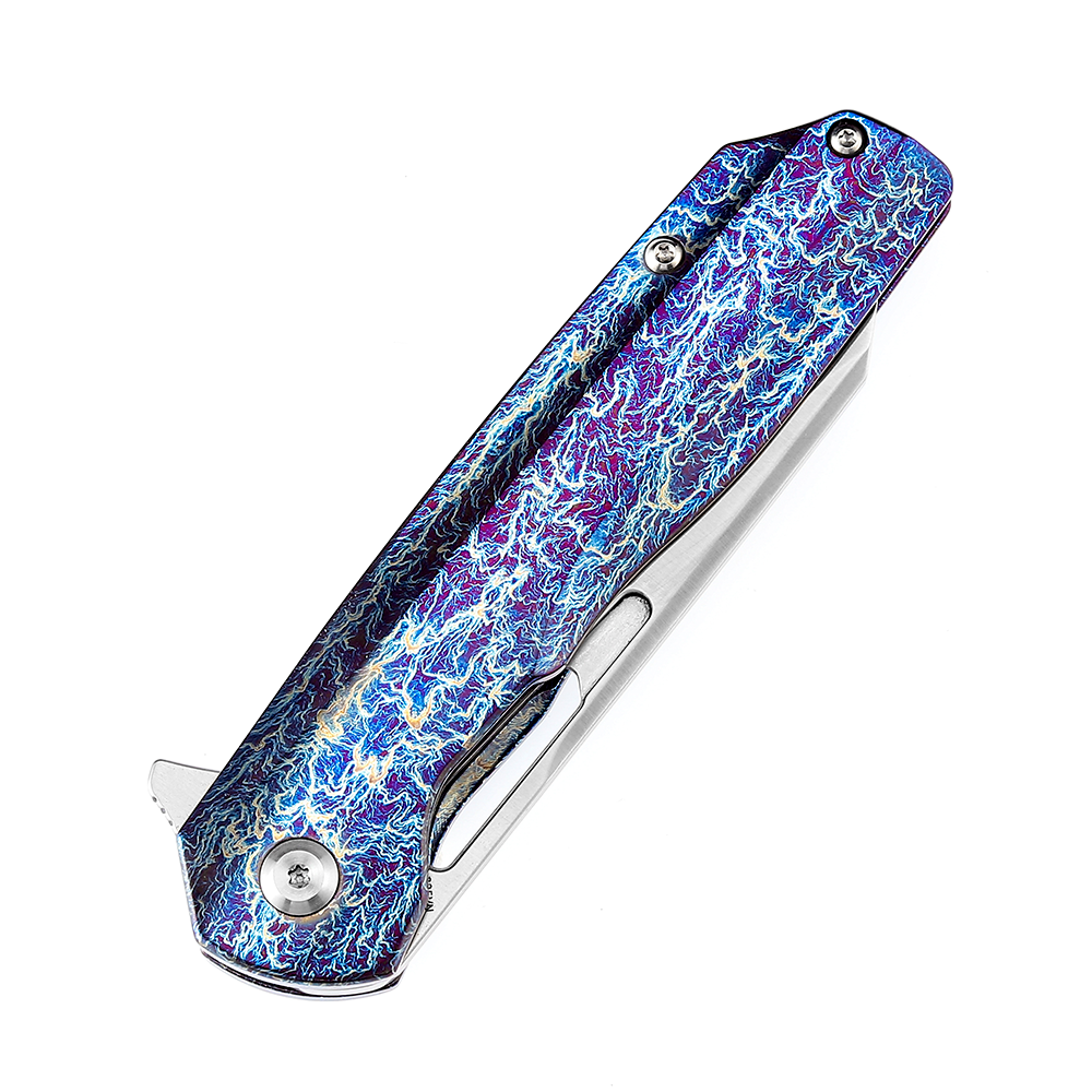 Kansept Shard K1006A16 blade detail – satin CPM-S35VN reverse tanto