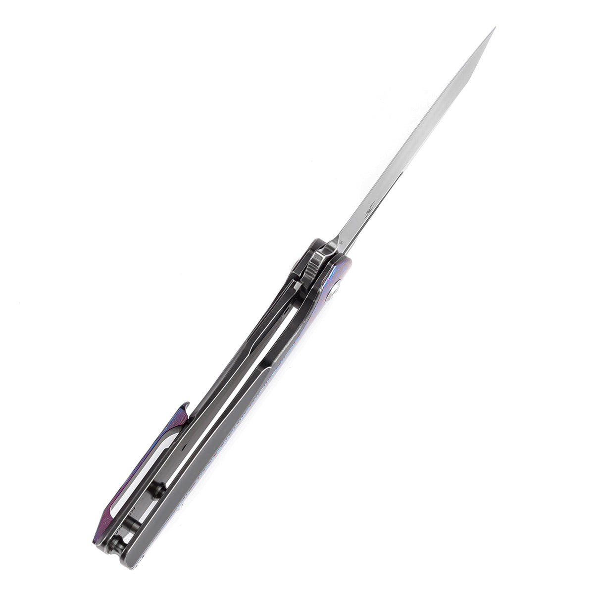 Kansept Shard K1006C4 blade detail – satin CPM-S35VN reverse tanto