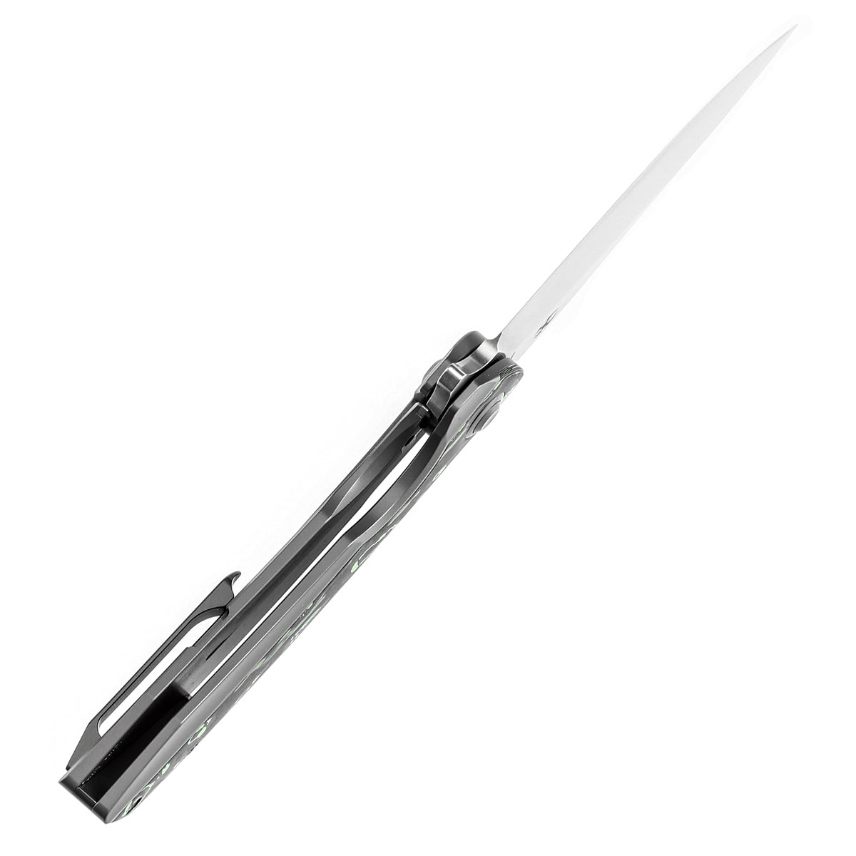 Kansept Accipiter K1007E1 blade detail – satin CPM S35VN drop point