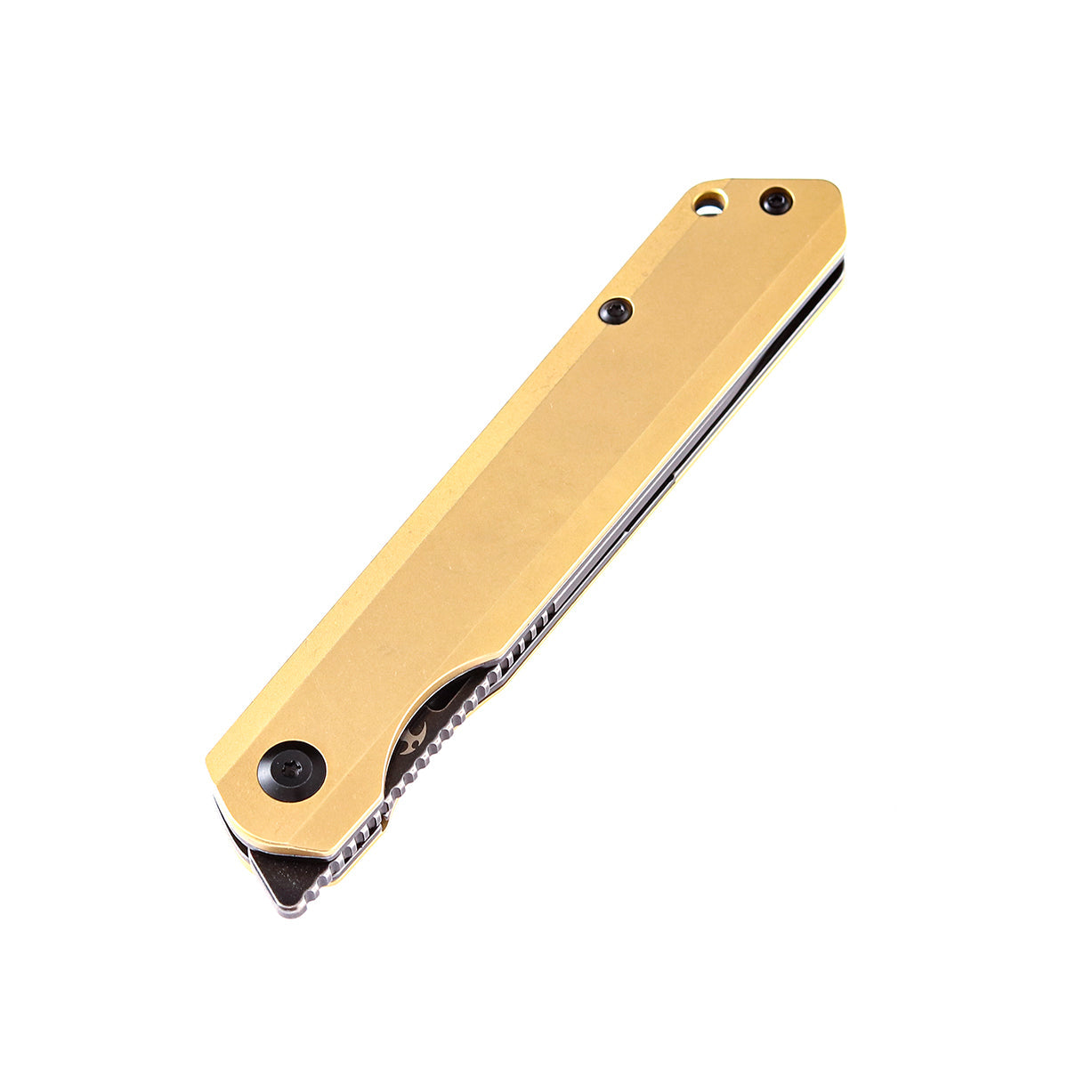 Kansept Prickle K1012B1 blade detail – black TiCn CPM S35VN tanto