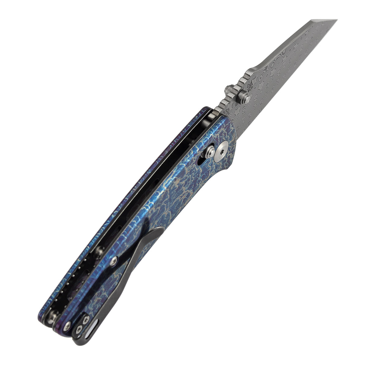 Kansept Main Street K1015V6 Lightning Strike titanium handle scales