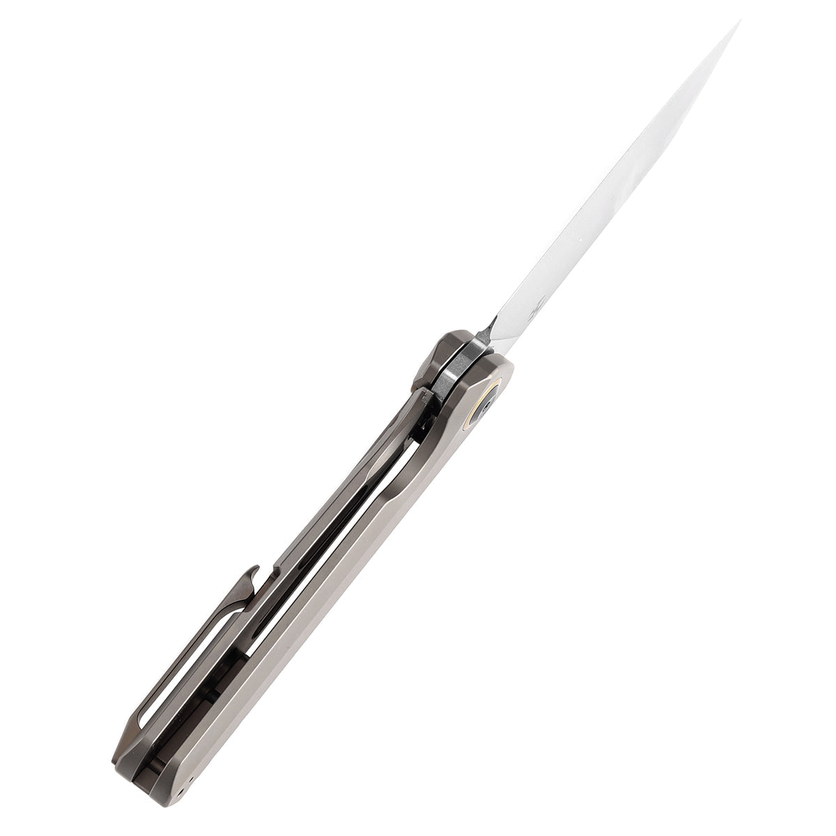 Kansept Bulldozer K1028A4 blade detail – satin CPM-20CV drop point