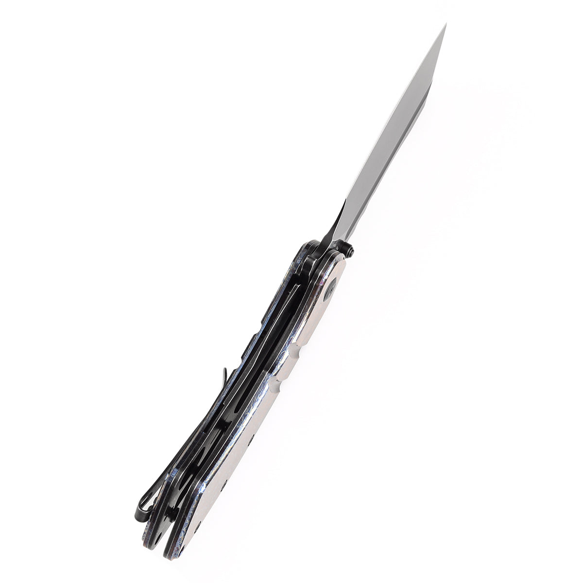 Kansept XL Korvid K1030A11 blade detail – blackwash CPM-S35VN cleaver
