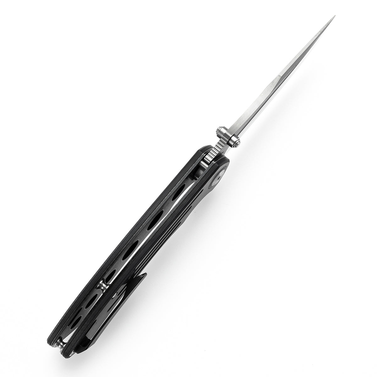 Kansept Pretatout K1032D3 black carbon fiber and G10 handle scales