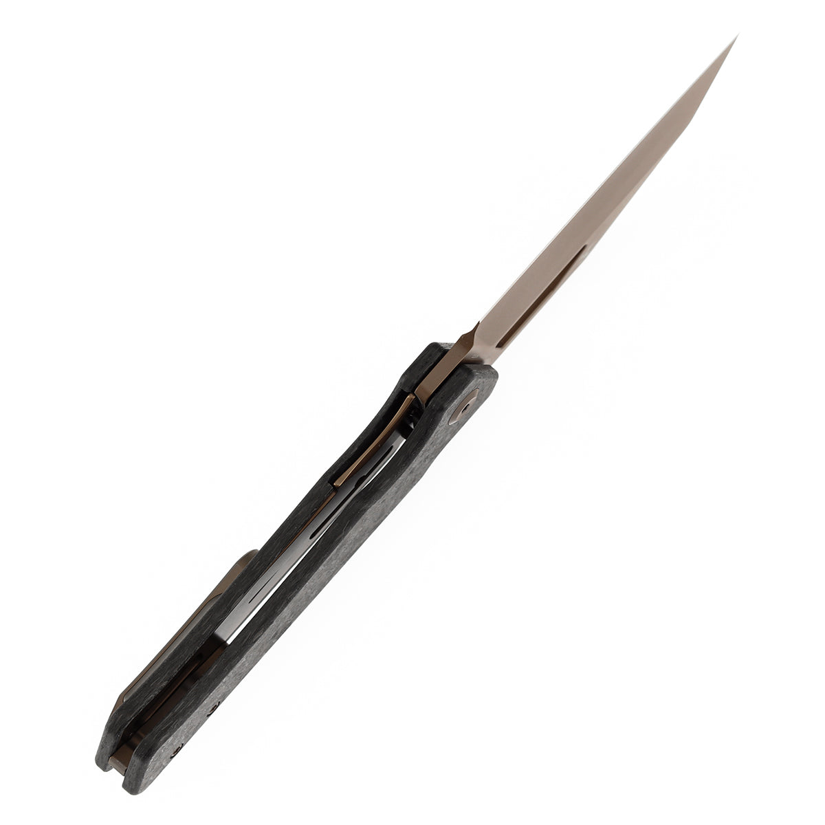Kansept Egress K1033A3 shred carbon fiber handle scales