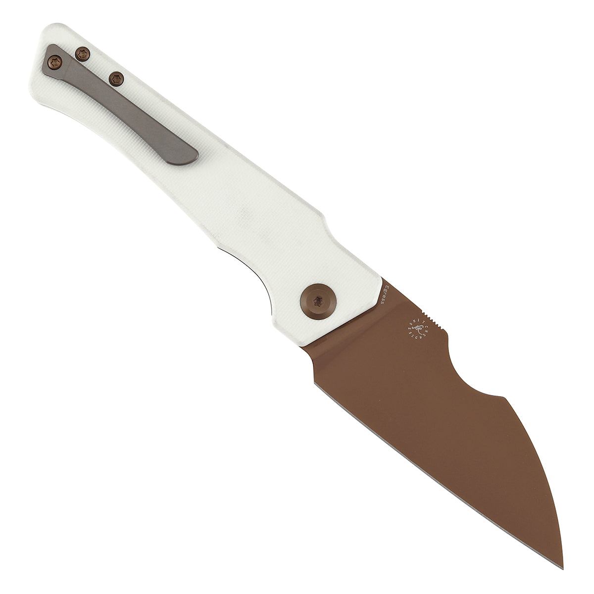 Kansept Egress K1033B3 open position showing CPM-S35VN wharncliffe blade