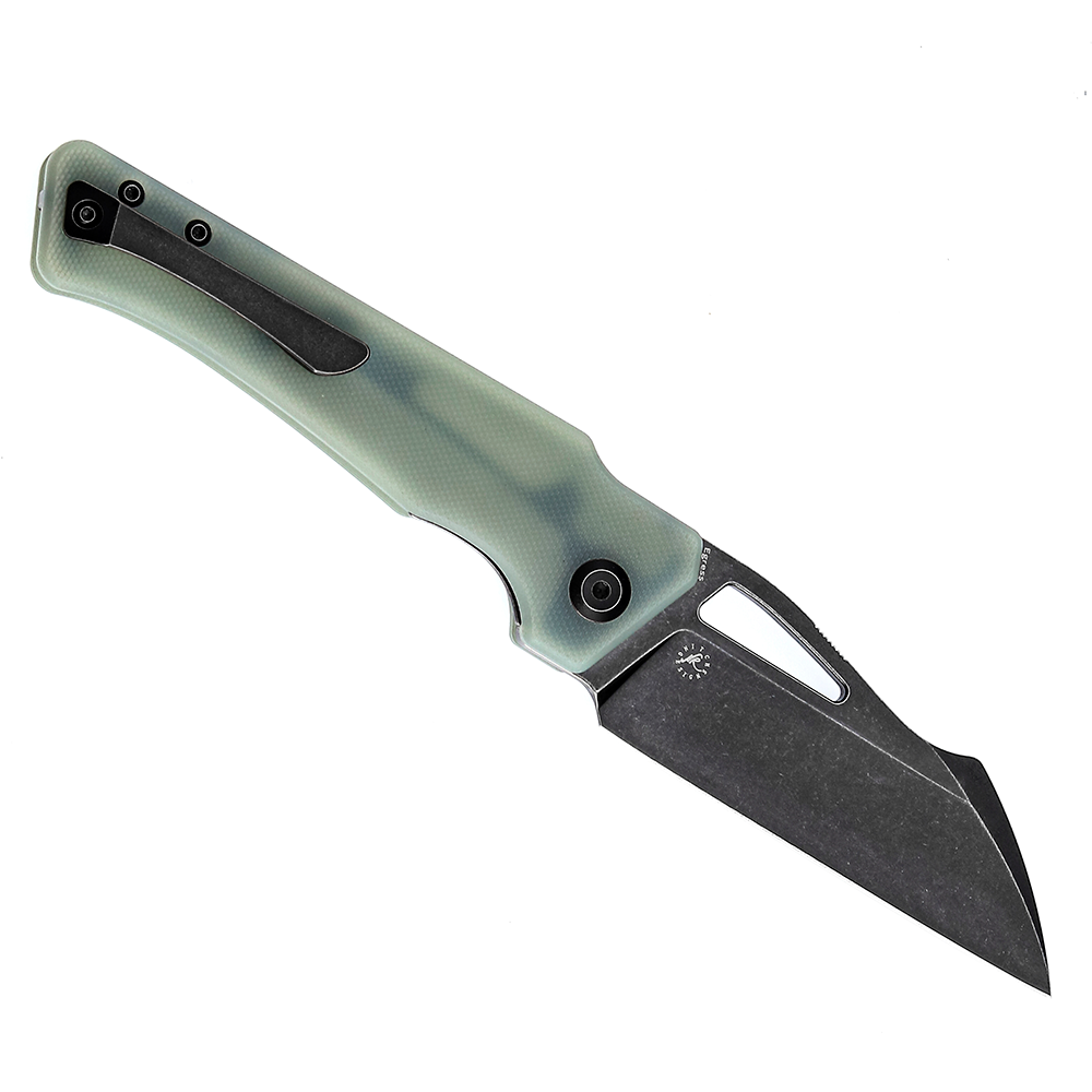 Kansept Egress K1033C2 open position showing CPM-S35VN wharncliffe blade