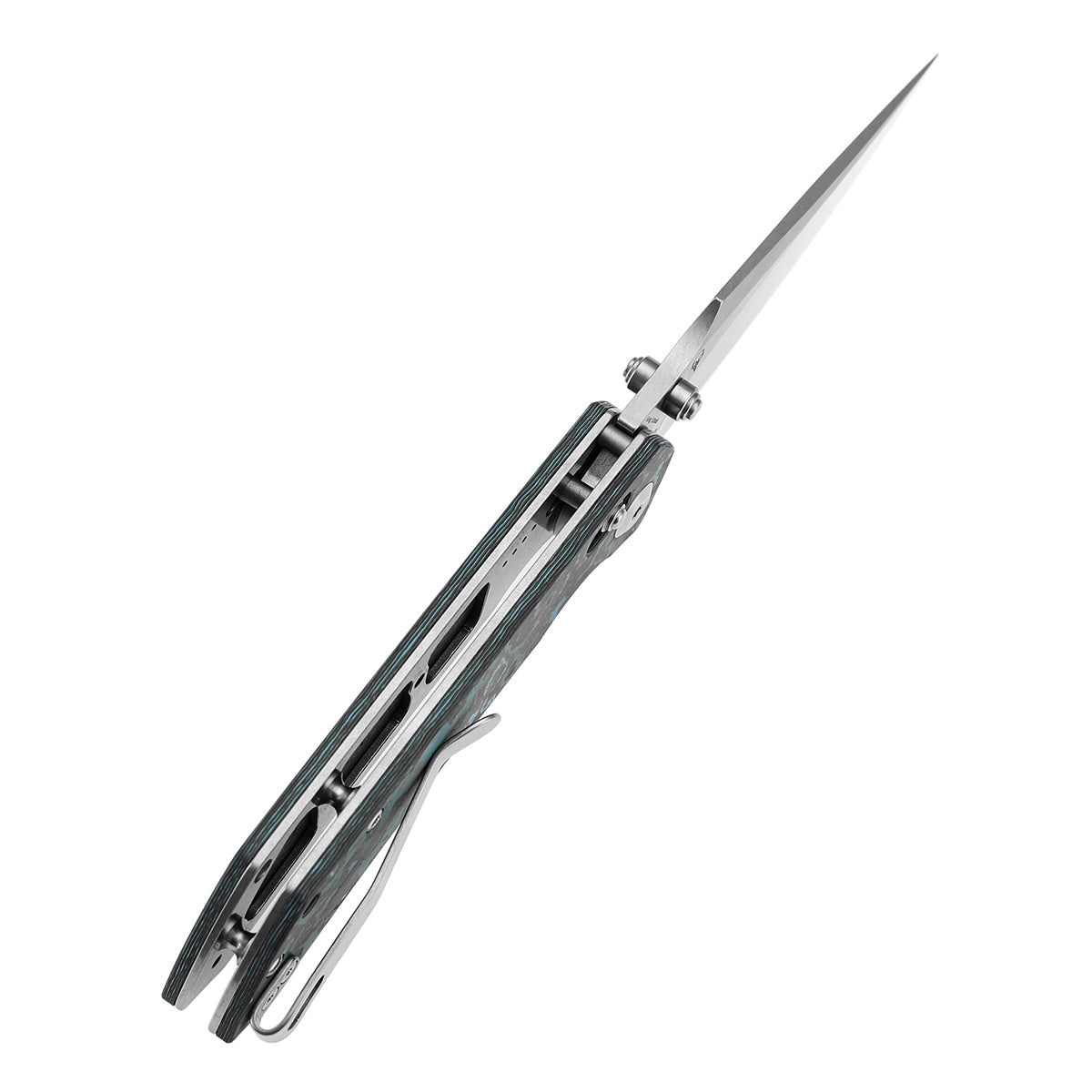 Kansept Fenrir K1034V2 Arctic Storm carbon fiber handle scales