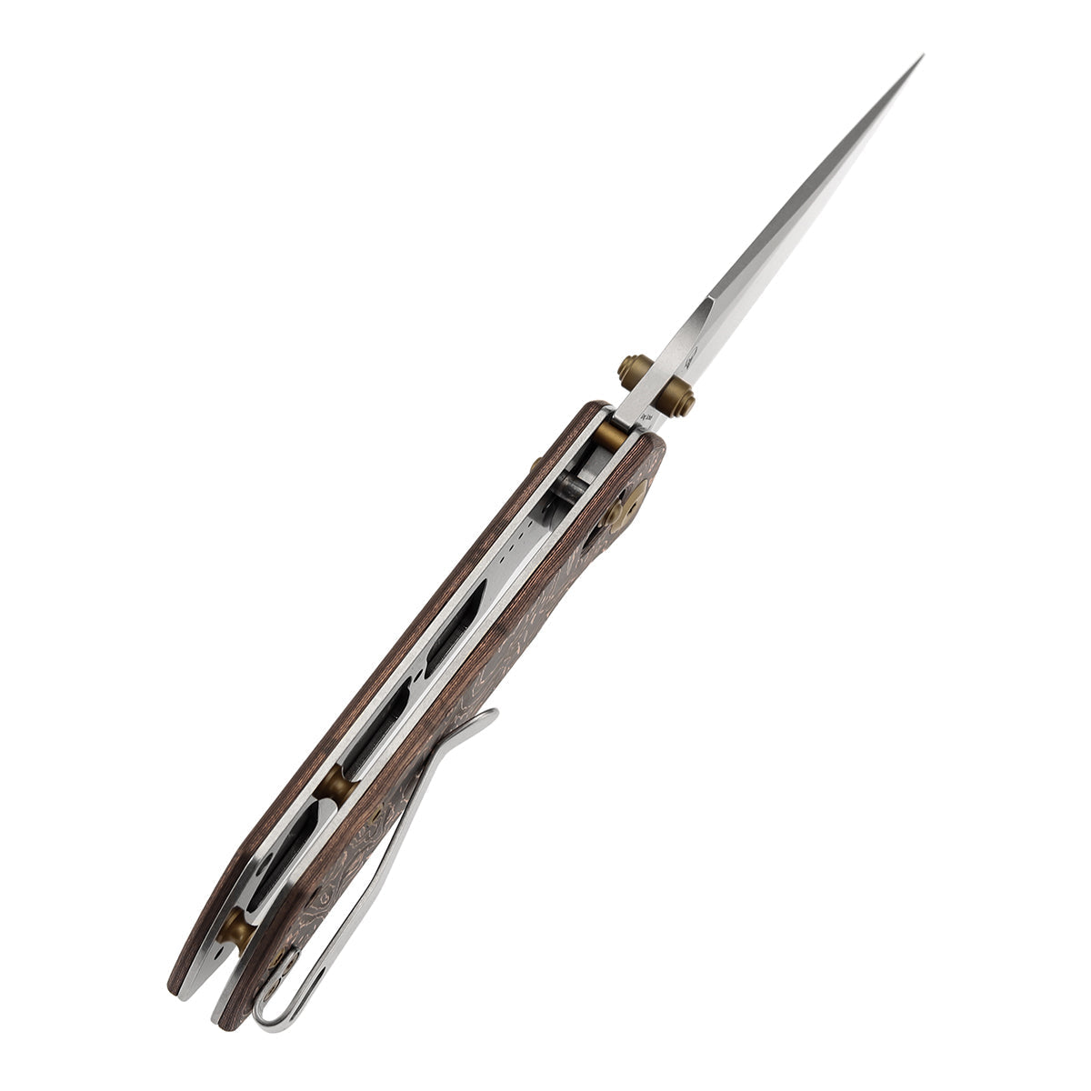 Kansept Fenrir K1034V3 copper carbon fiber handle scales