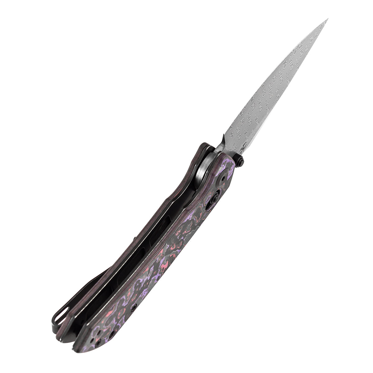 Kansept Fenrir K1034V9 Purple Haze FatCarbon handle scales