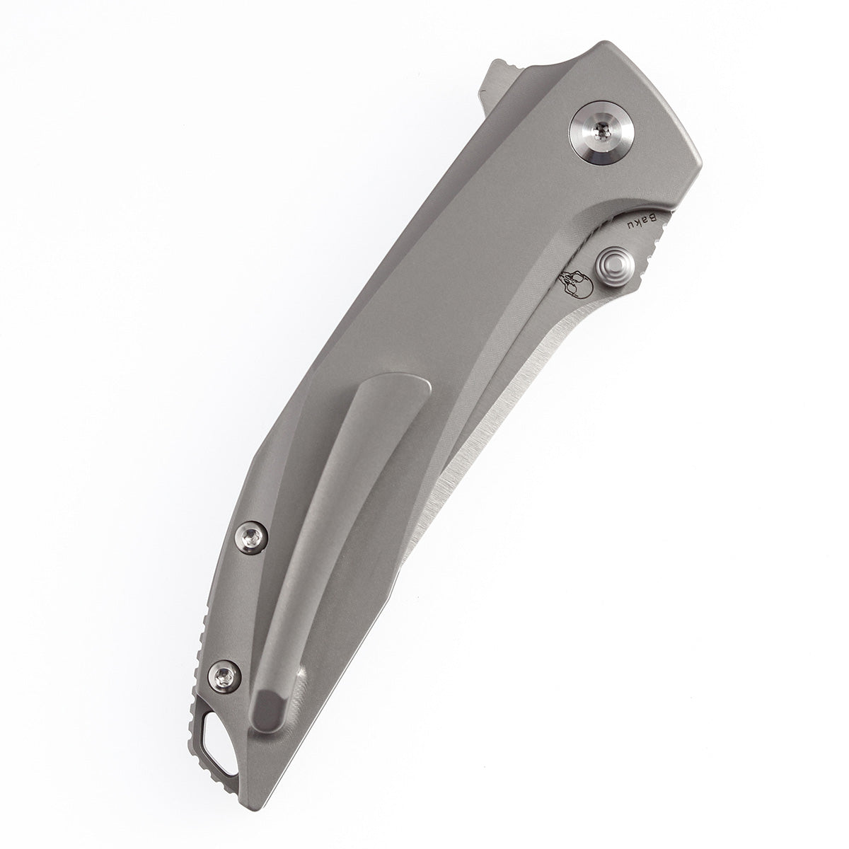 Kansept Baku K1056A8 titanium and Timascus inlay handle scales