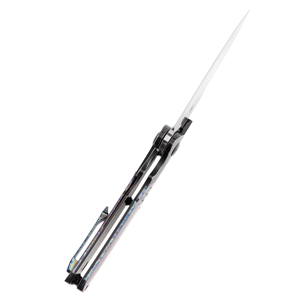 Kansept Hinterland K1057A5 blade detail – satin CPM S35VN clip point