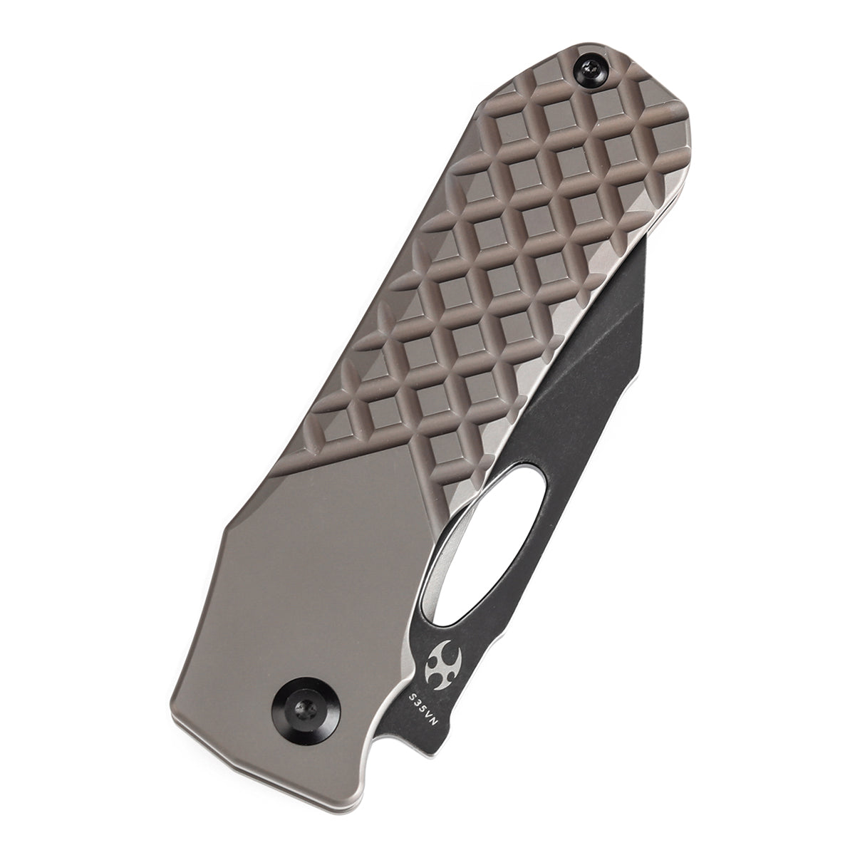 Kansept Loki K1058B4 titanium frame lock detail