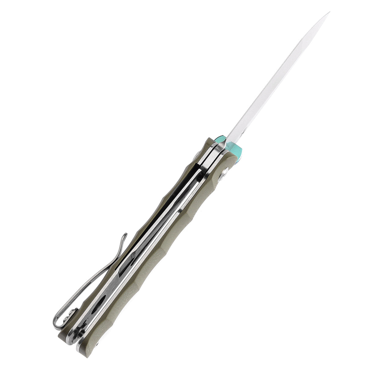 Kansept BTF K1064A1 blade detail – stonewashed CPM S35VN tanto