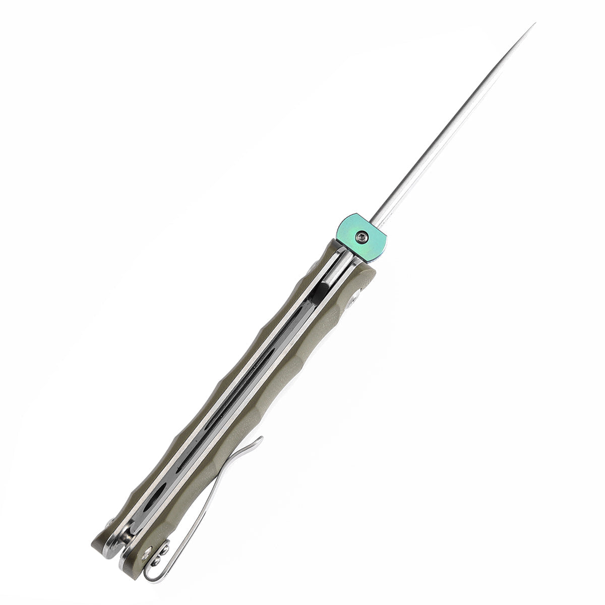 Kansept BTF K1064A1 green G10 handle scales