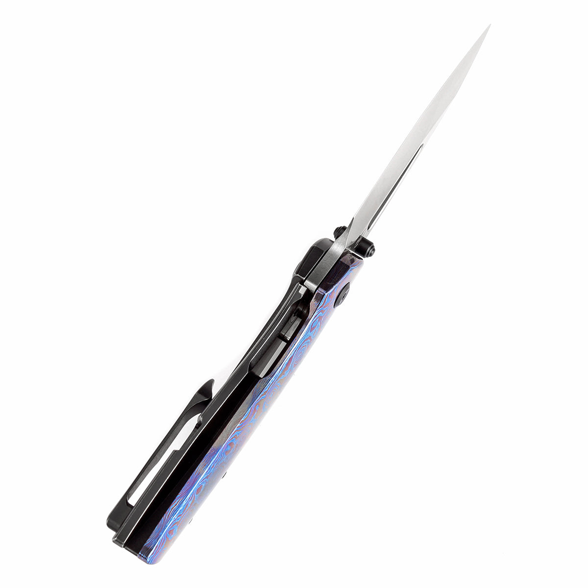 Kansept Link K1068A3 blade detail – Satin CPM 20CV tanto harpoon