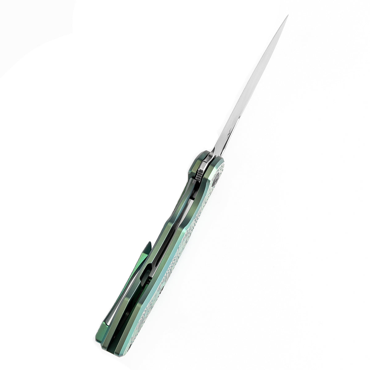 Kansept Echis K1071A4 blade detail – black stonewashed CPM S35VN drop point