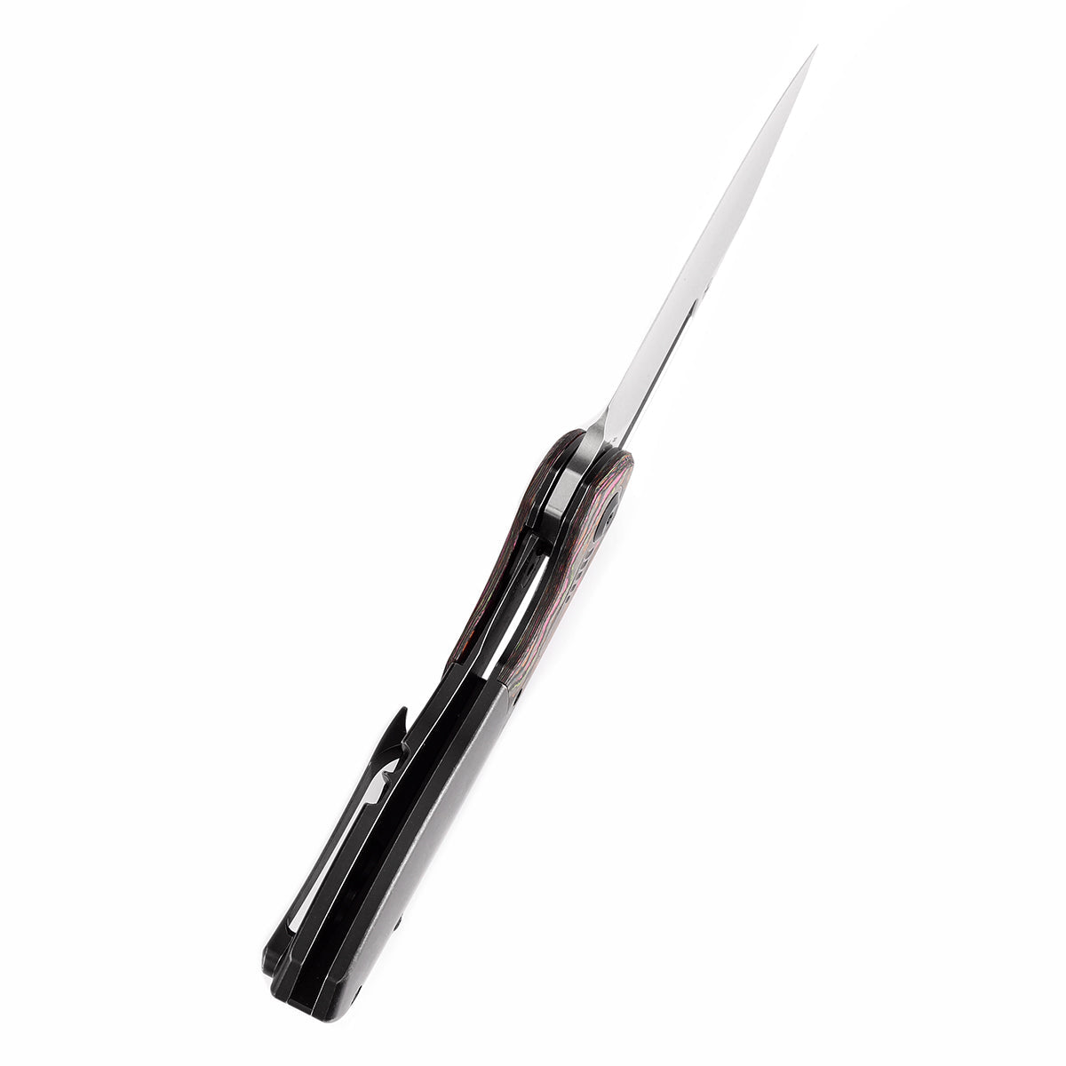 Kansept Thoth K1075A1 blade detail – stonewashed CPM 20CV clip point