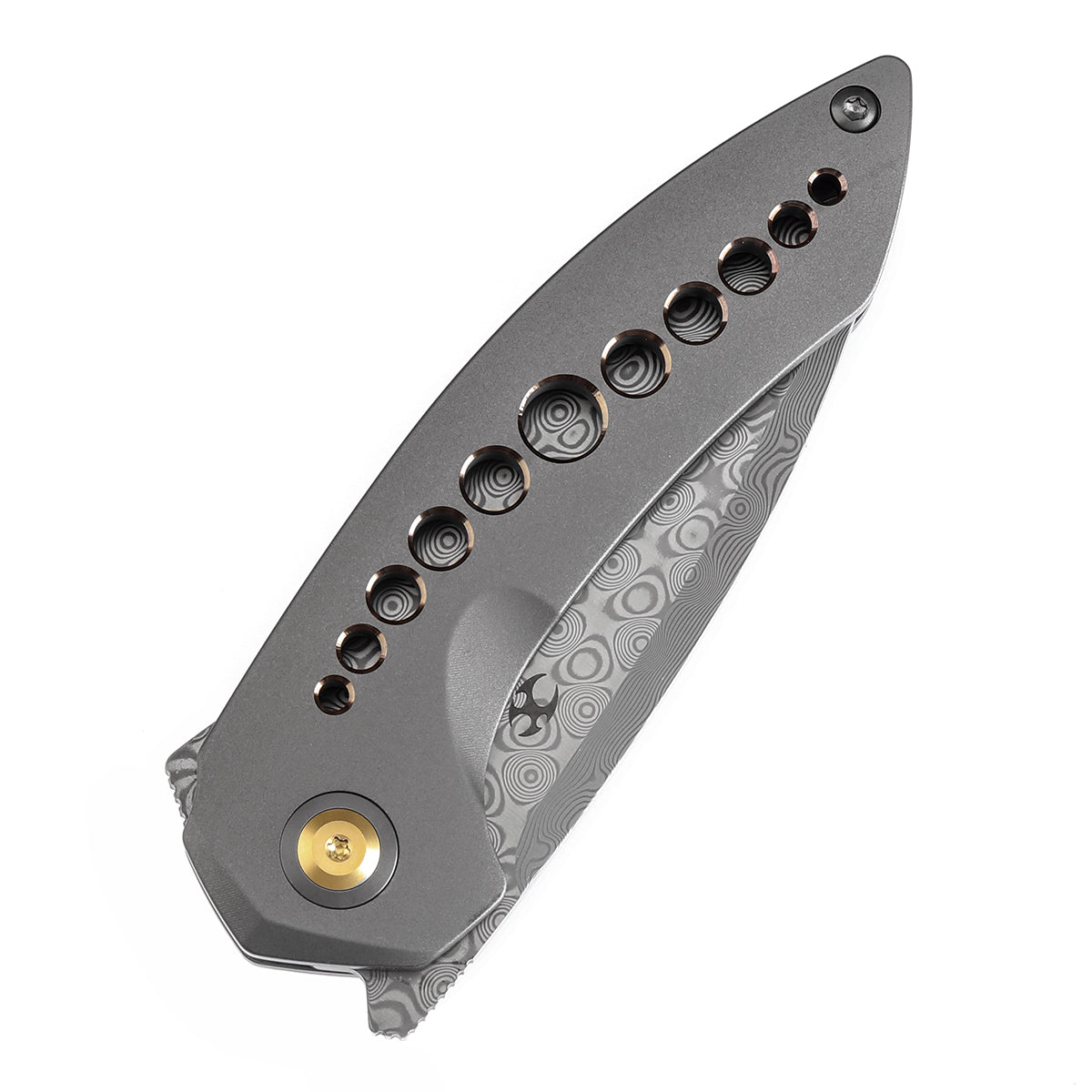 Kansept ODD 21 K1077A2 titanium frame lock detail