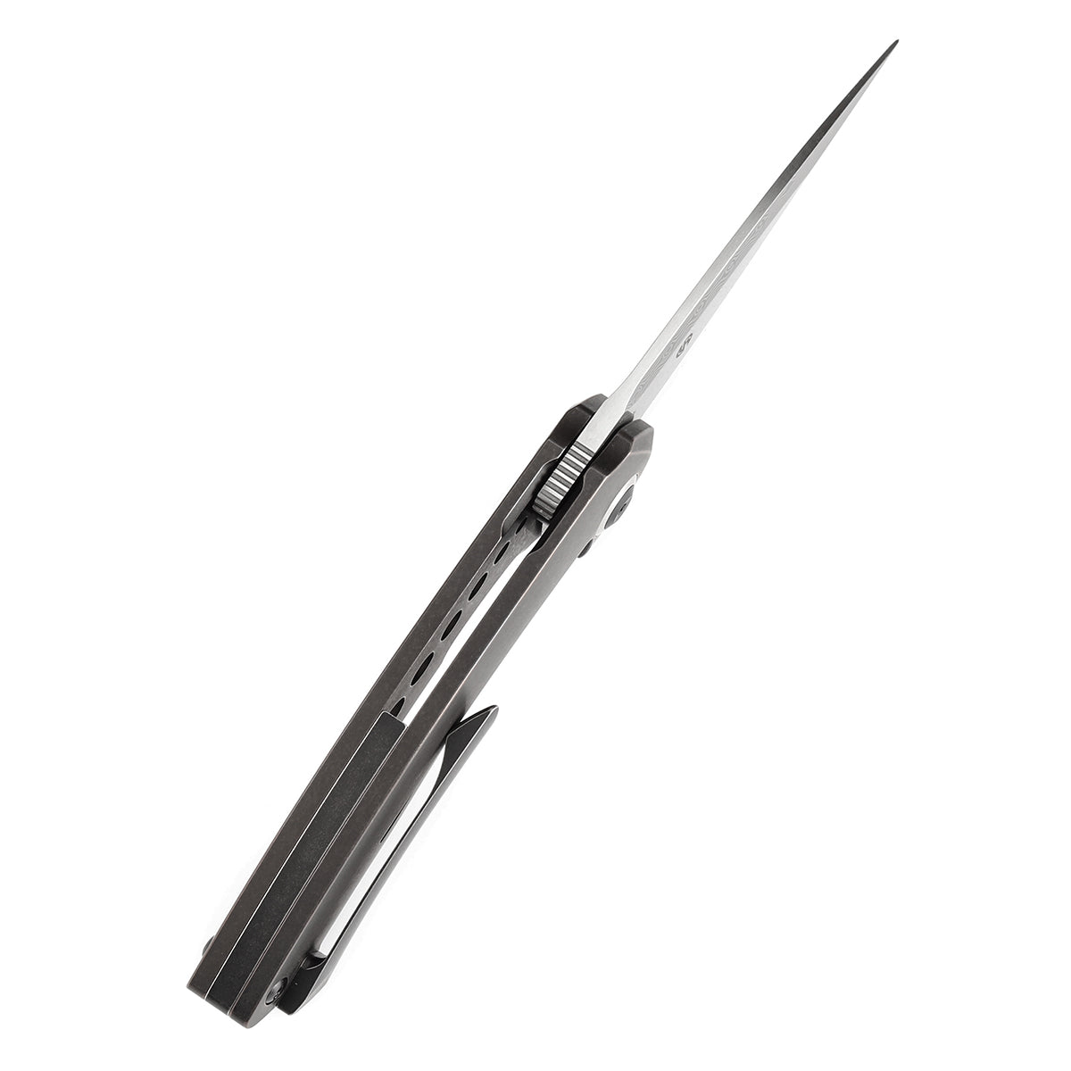 Kansept ODD 21 K1077A3 blackwash titanium with bronze anodized holes handle scales