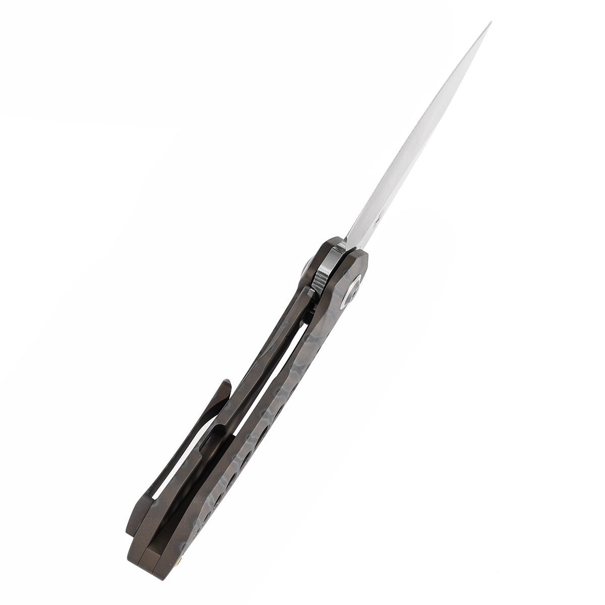 Kansept ODD 21 K1077A4 blade detail – satin CPM 20CV drop point