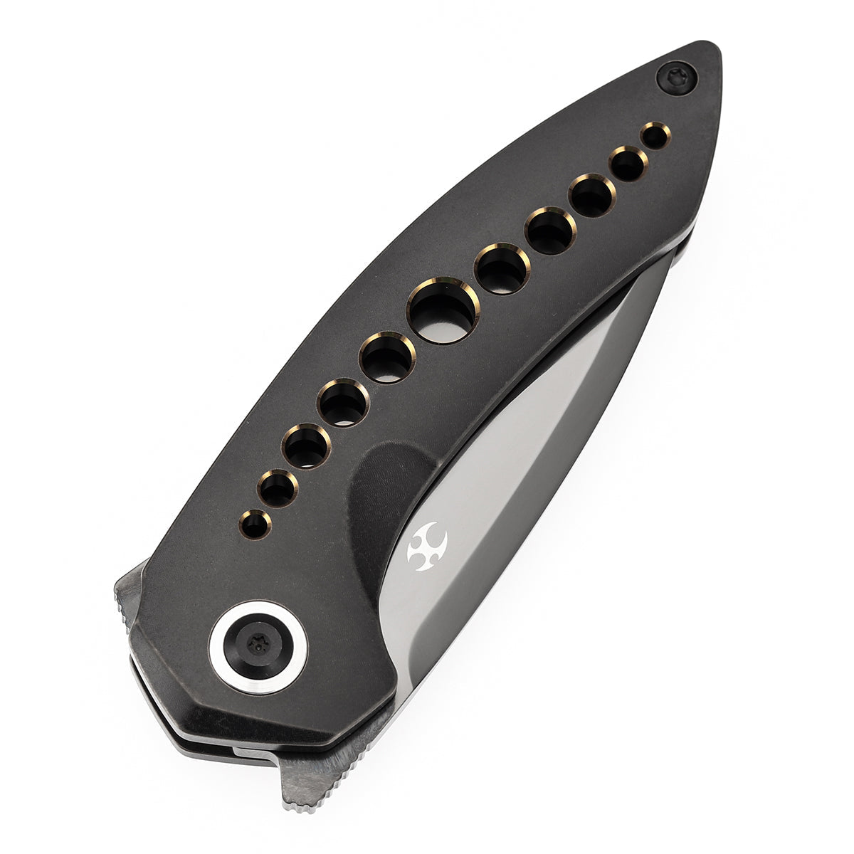 Kansept ODD 21 K1077A6 blackwash titanium handle with bronze anodized holes