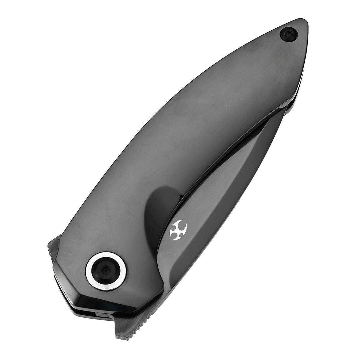 Kansept ODD 21 K1077A7 Mirror DLC titanium handle scales