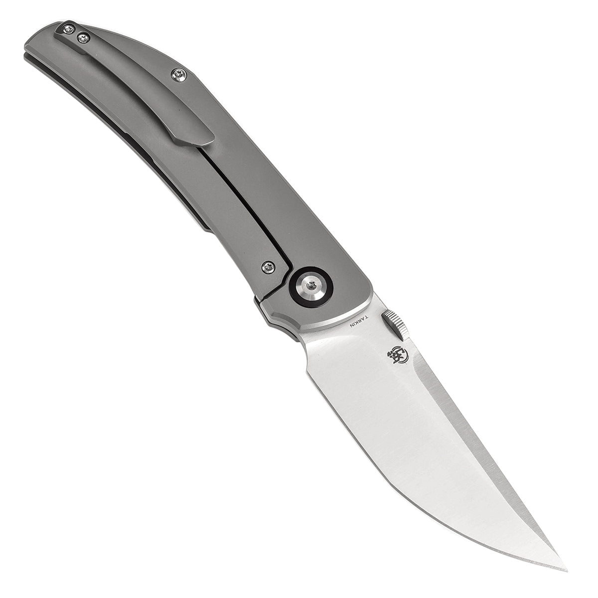 Kansept Tarkin K1078A1 open position showing CPM 20CV tanto blade