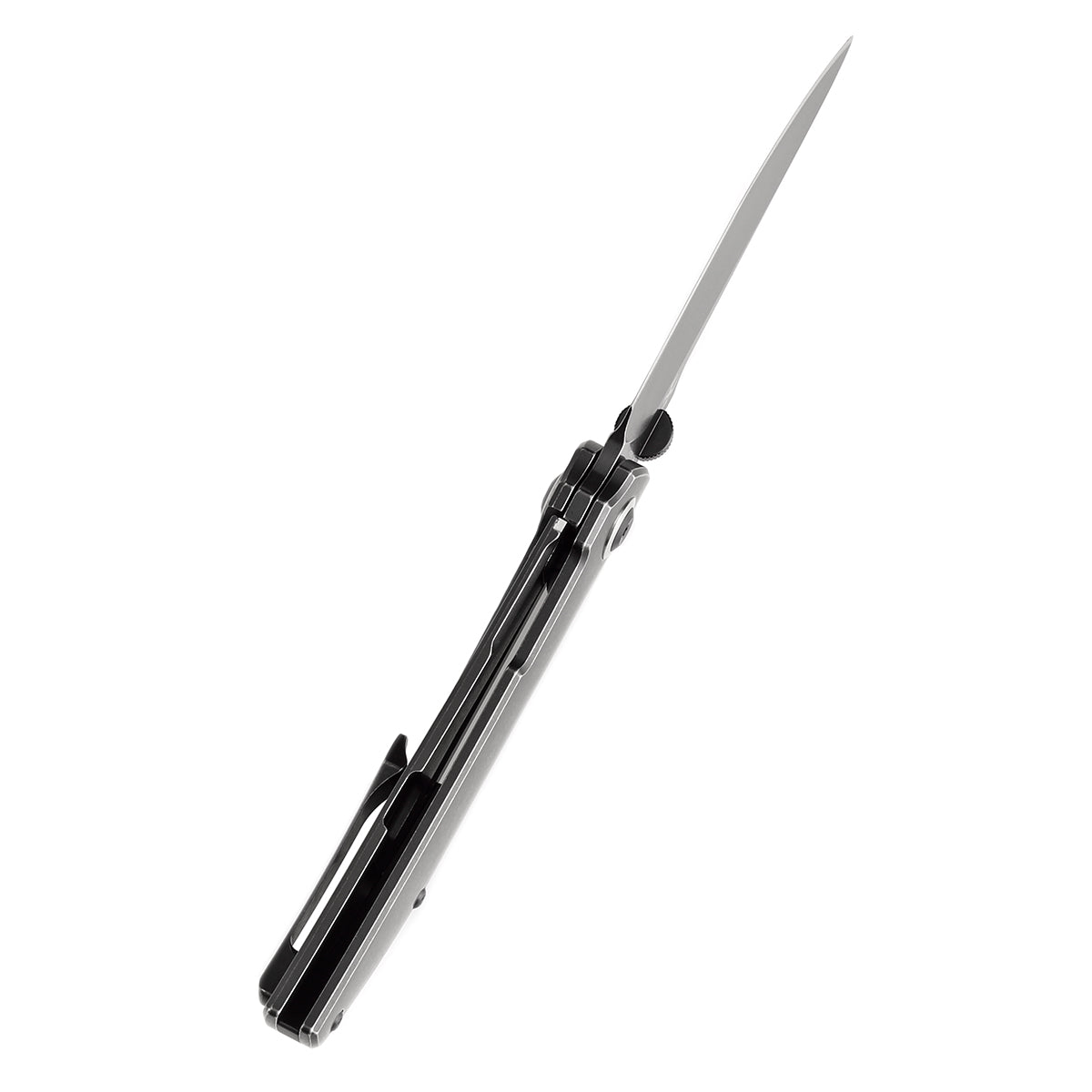 Kansept Tarkin K1078A2 blade detail – blackwash CPM 20CV tanto