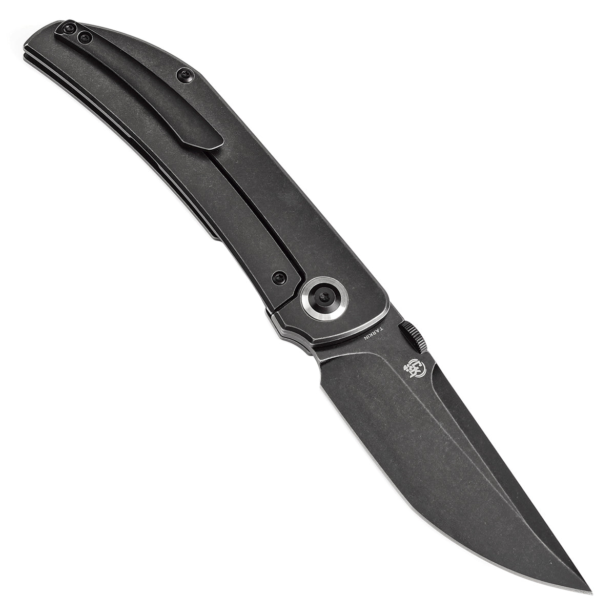 Kansept Tarkin K1078A2 open position showing CPM 20CV tanto blade